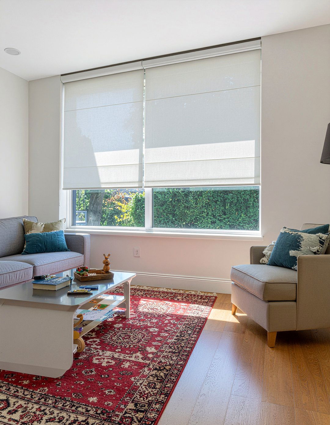 Cordless roman shades - 30 living room roman shades