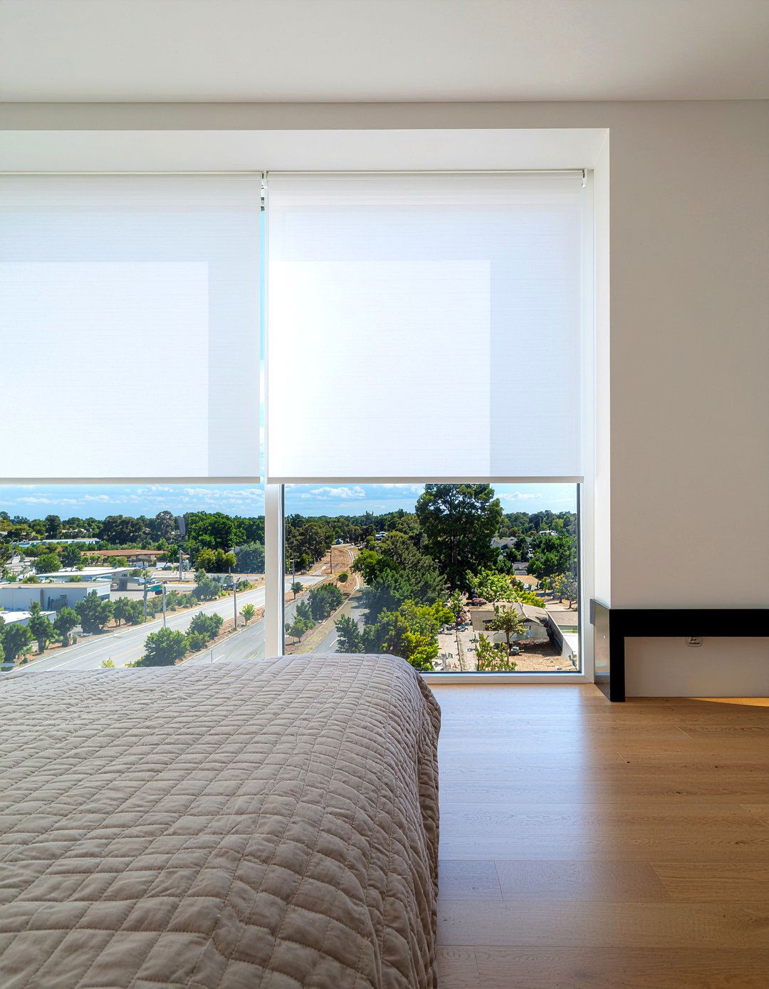 Cordless window shades - 30 better sleep bedroom ideas