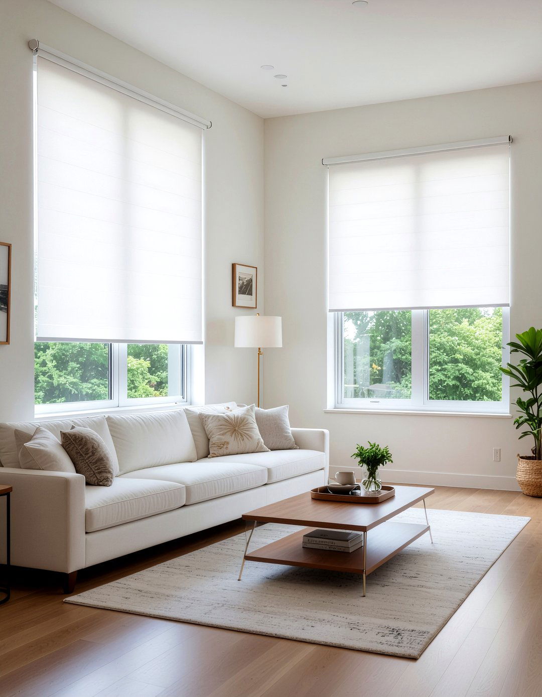 Cordless window treatment - 30 senior friendly living room ideas