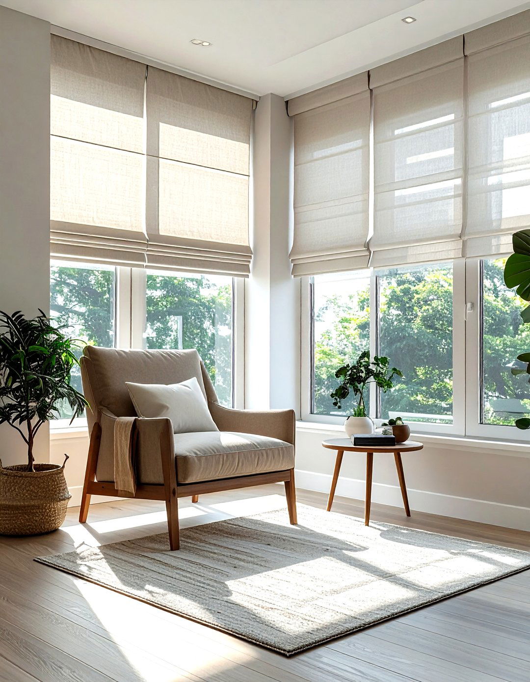 Cordless window treatments - 30 senior bedroom ideas