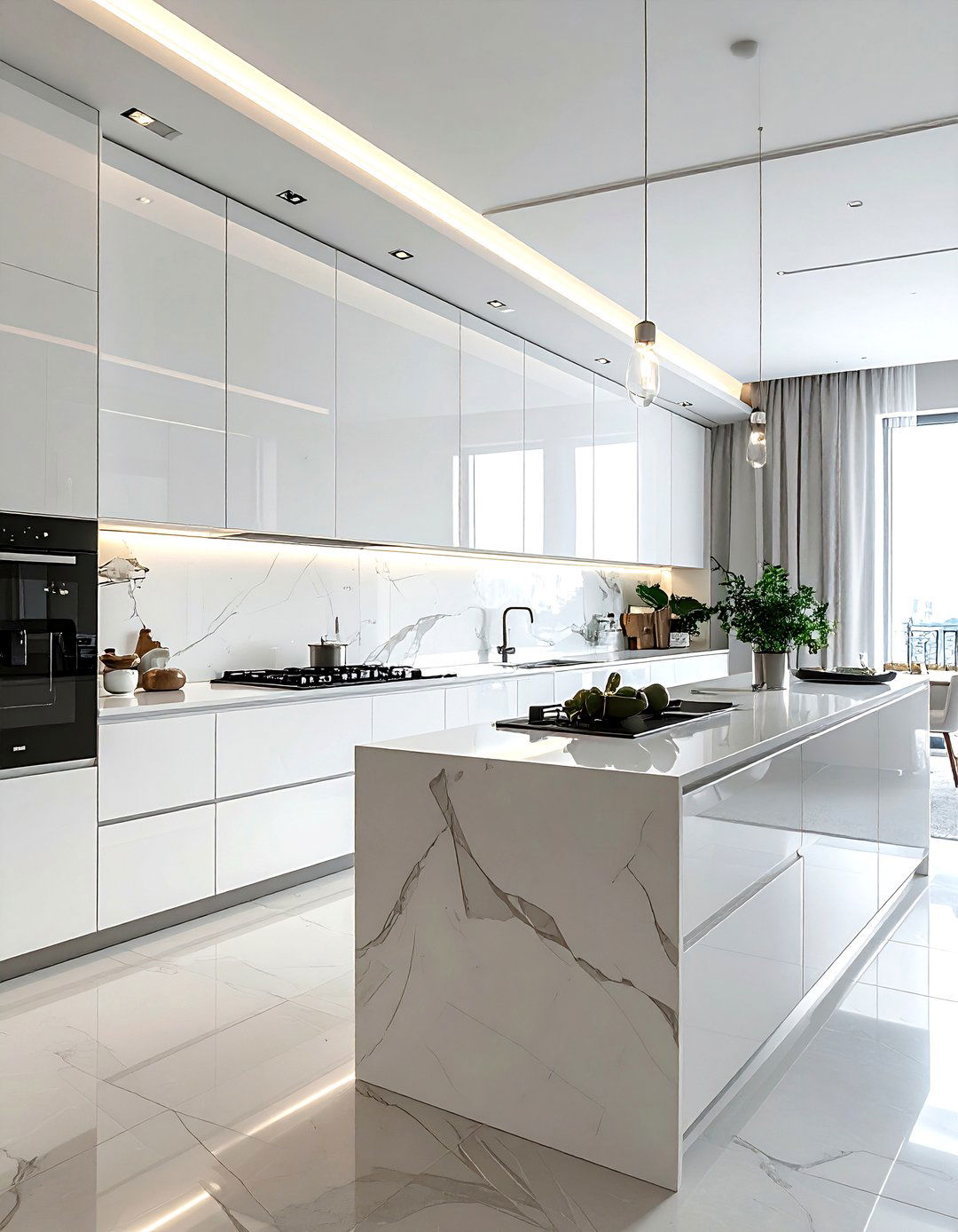 Corian Wall Cladding - 30 Corian kitchen ideas