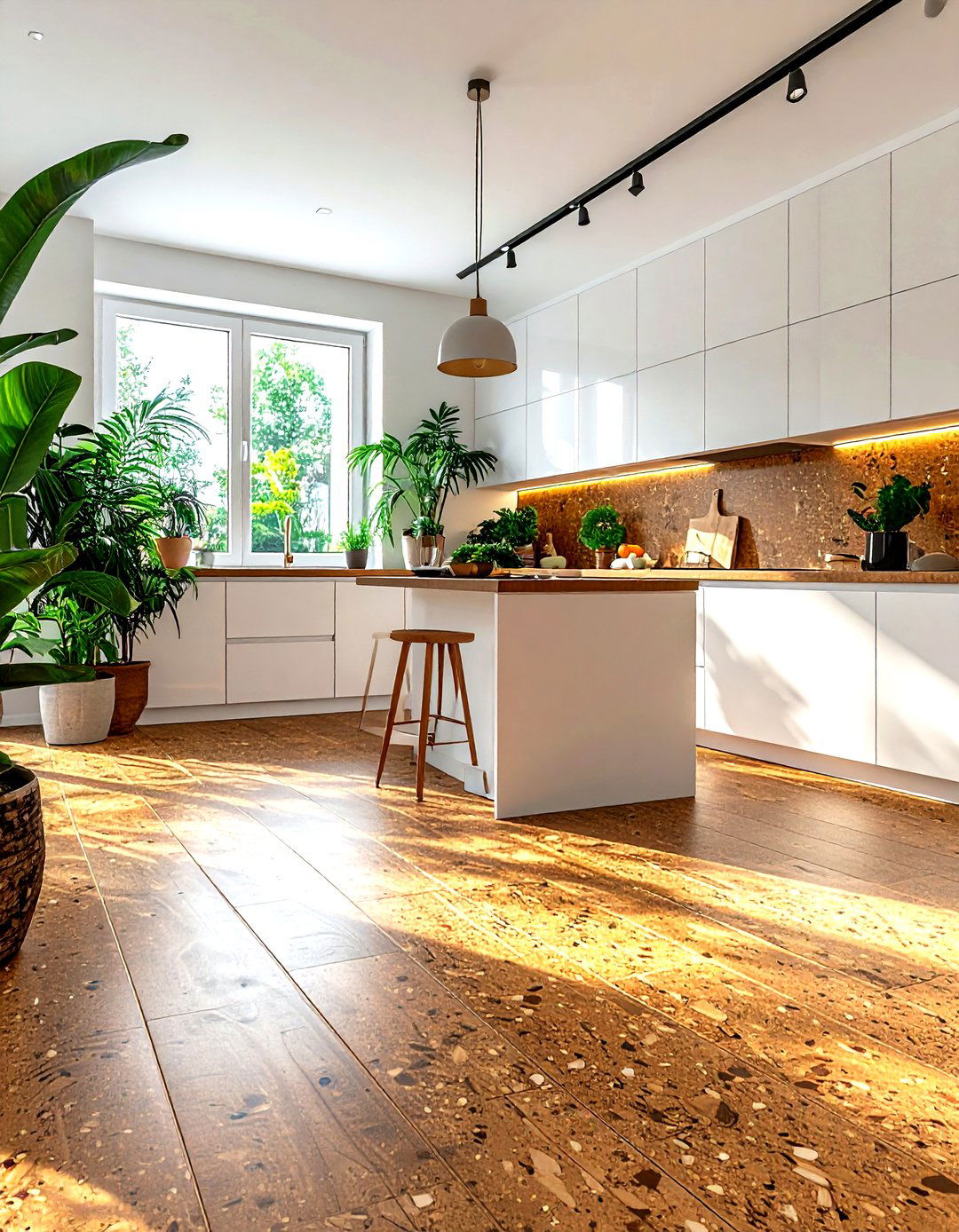 Cork Flooring - 30 kitchen texture ideas