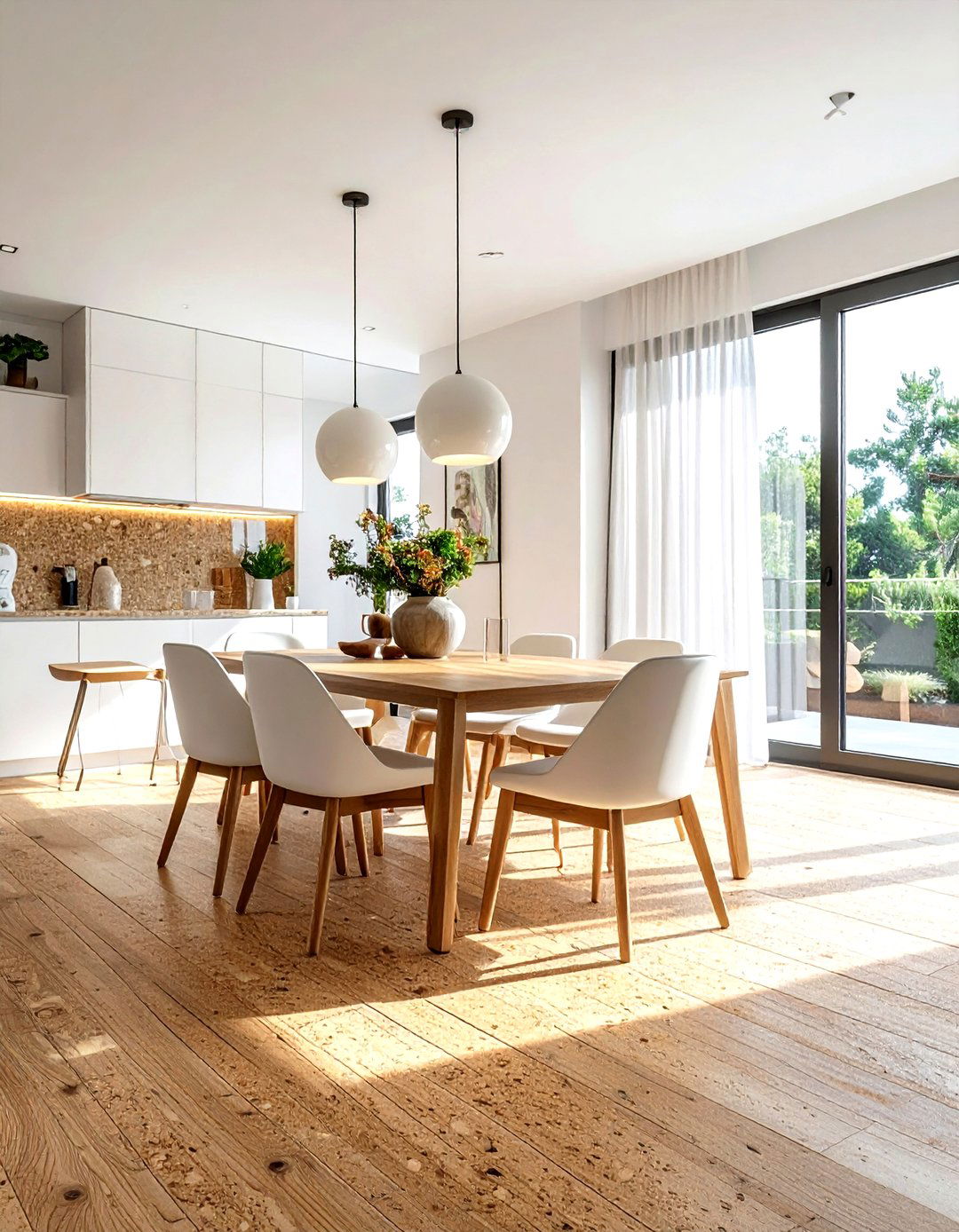 Cork Flooring Dining Room - 30 wellness dining room ideas