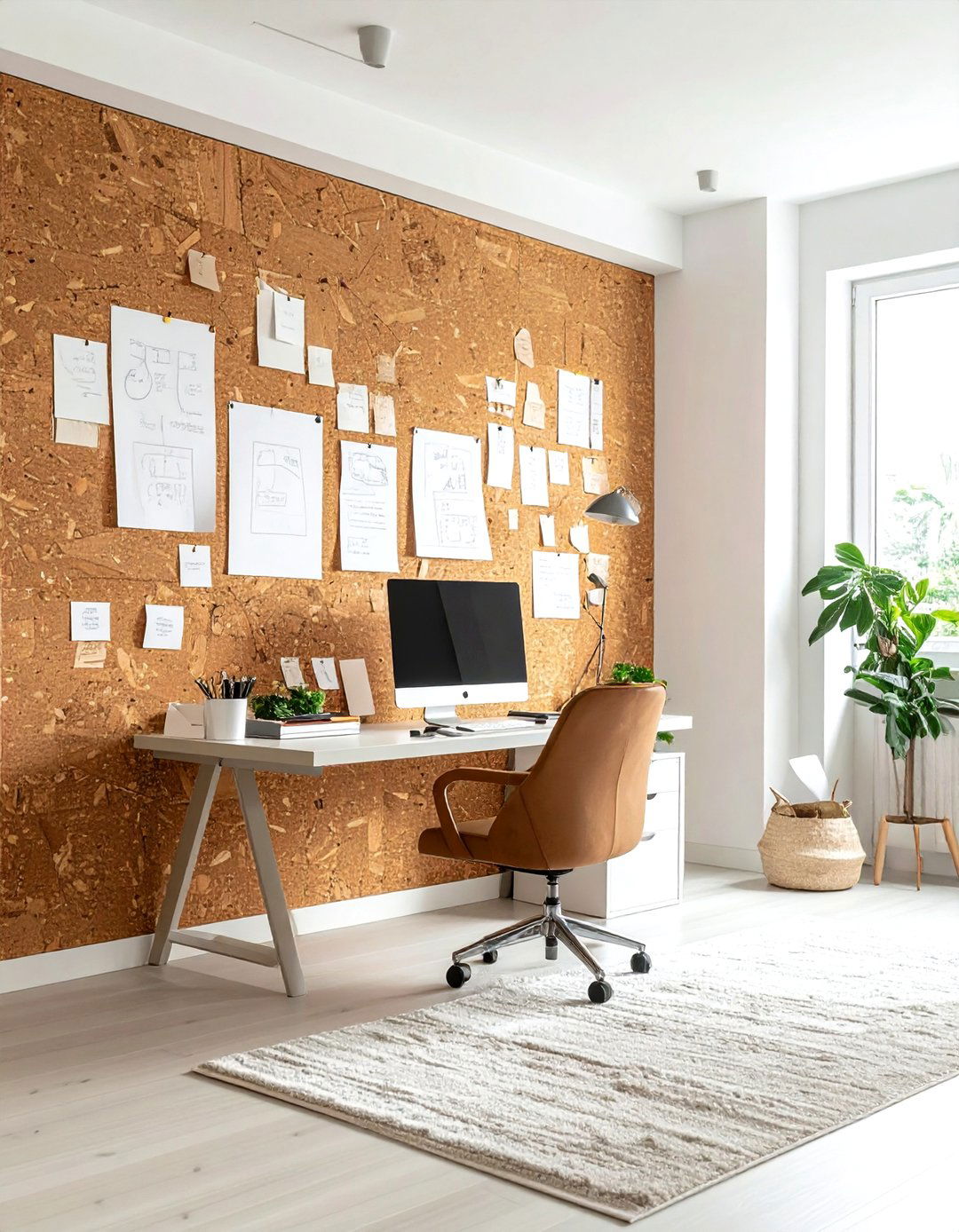 Cork Wall - 30 wellness decor ideas