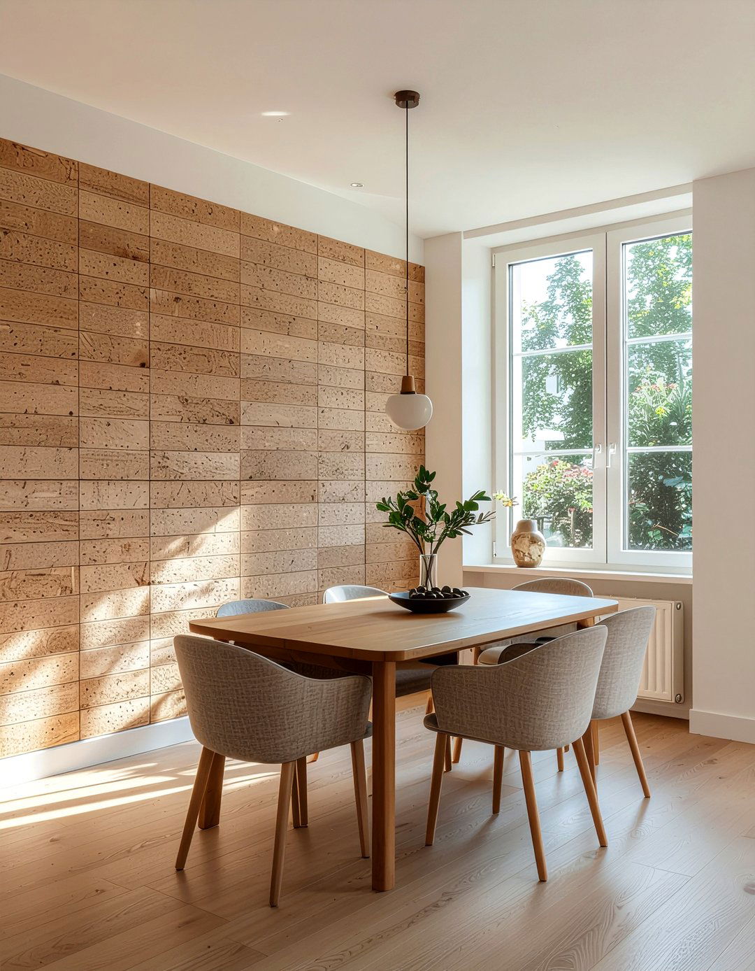 Cork Wall Tile - 30 dining room material ideas