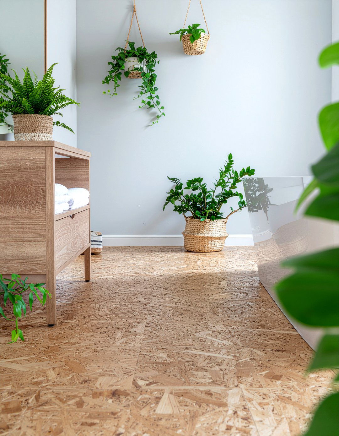 Cork bathroom flooring - 30 bathroom floor ideas