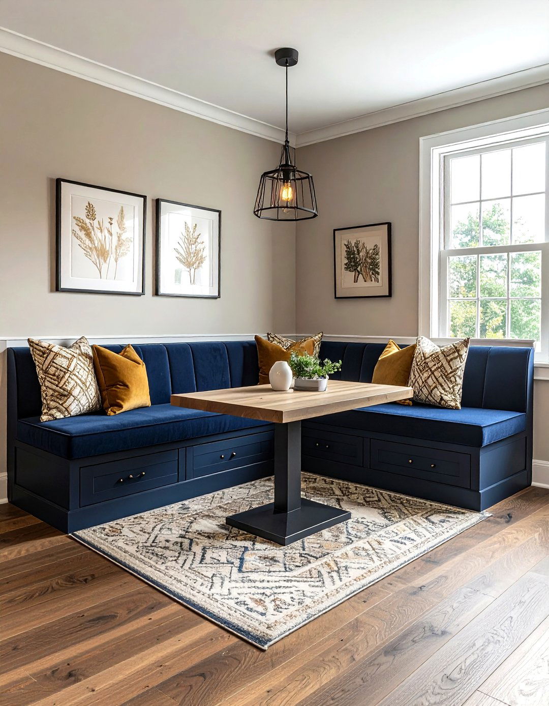 Corner Banquette Seating - 30 small dining room ideas