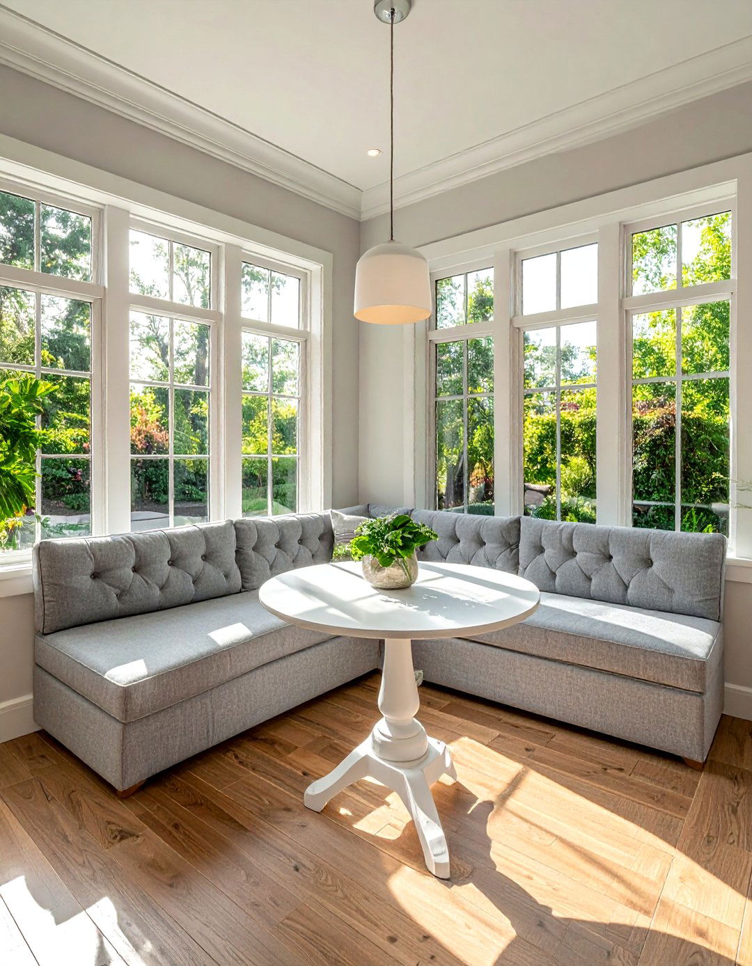 Corner Banquette Seating - 30 upholstered dining bench ideas