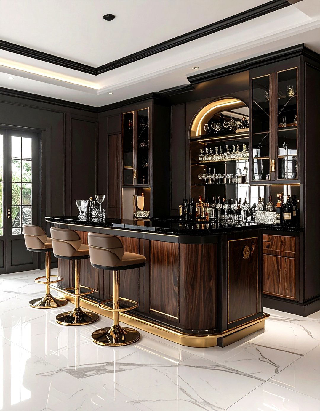 Corner Bar Cabinet - 30 dining room corner storage ideas