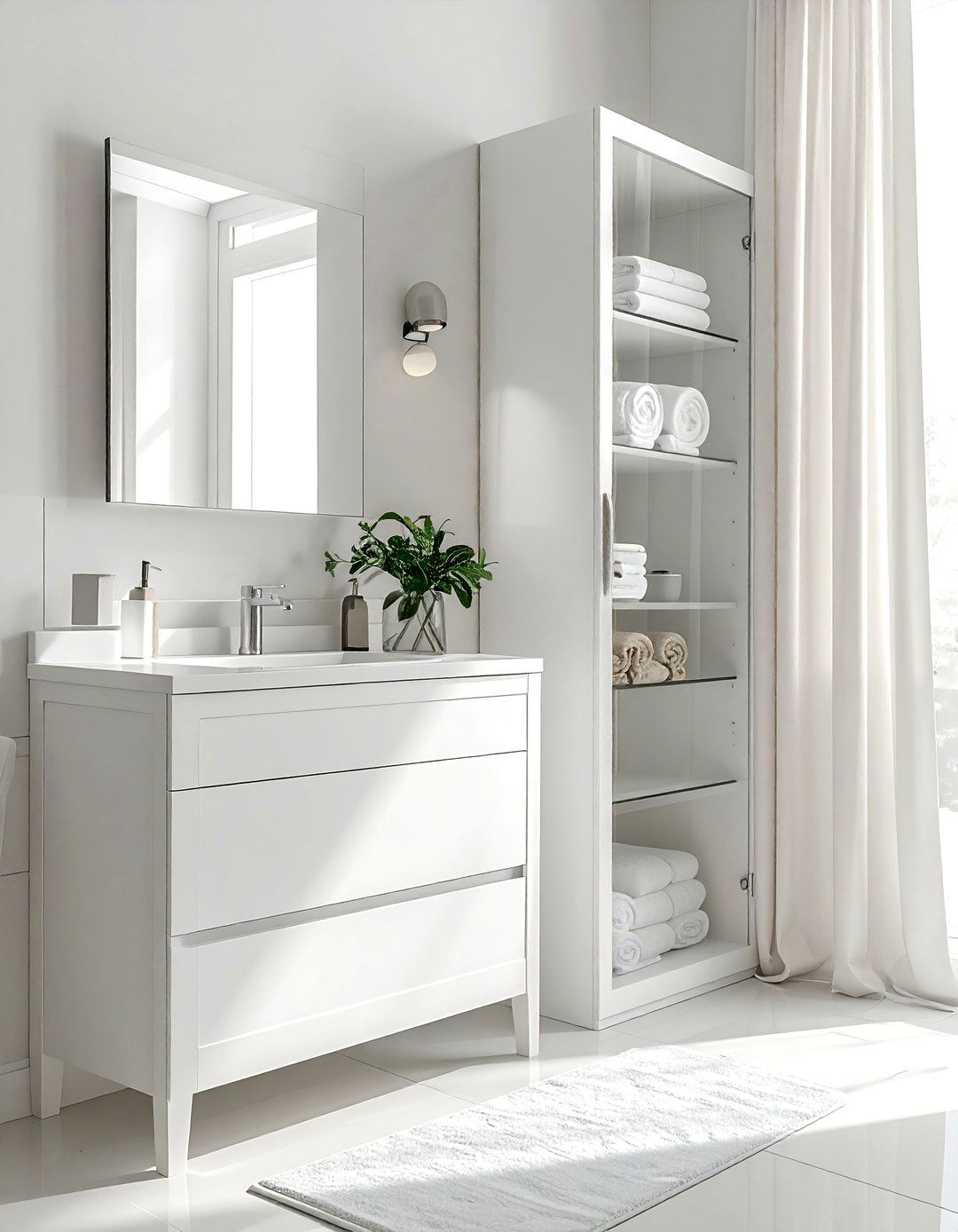 Corner Bathroom Cabinet - 30 bathroom cabinet storage ideas