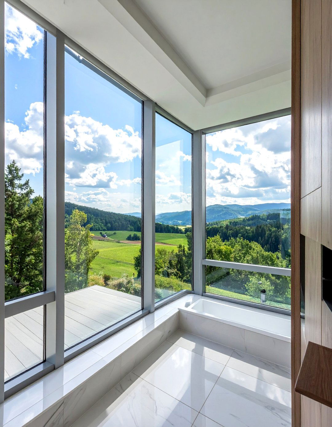 Corner Bathroom Window - 30 bathroom window ideas