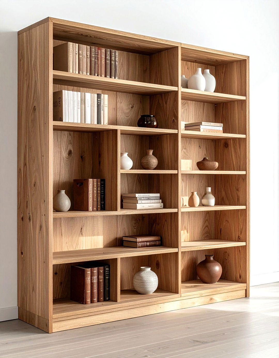 Corner Bookshelf - 30 living room corner storage ideas