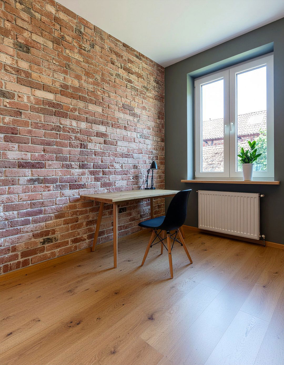 Corner Brick Wall Accent - 30 living room brick wall ideas