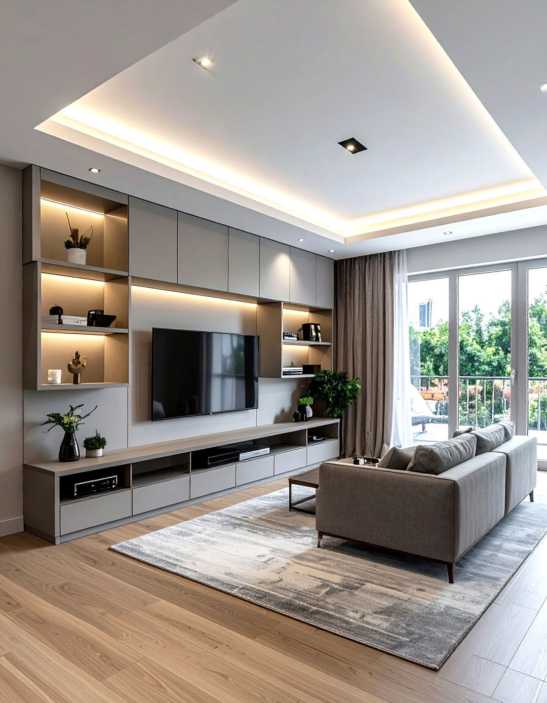 Corner Built In Entertainment Center For Small Rooms - 30 living room built-in entertainment center