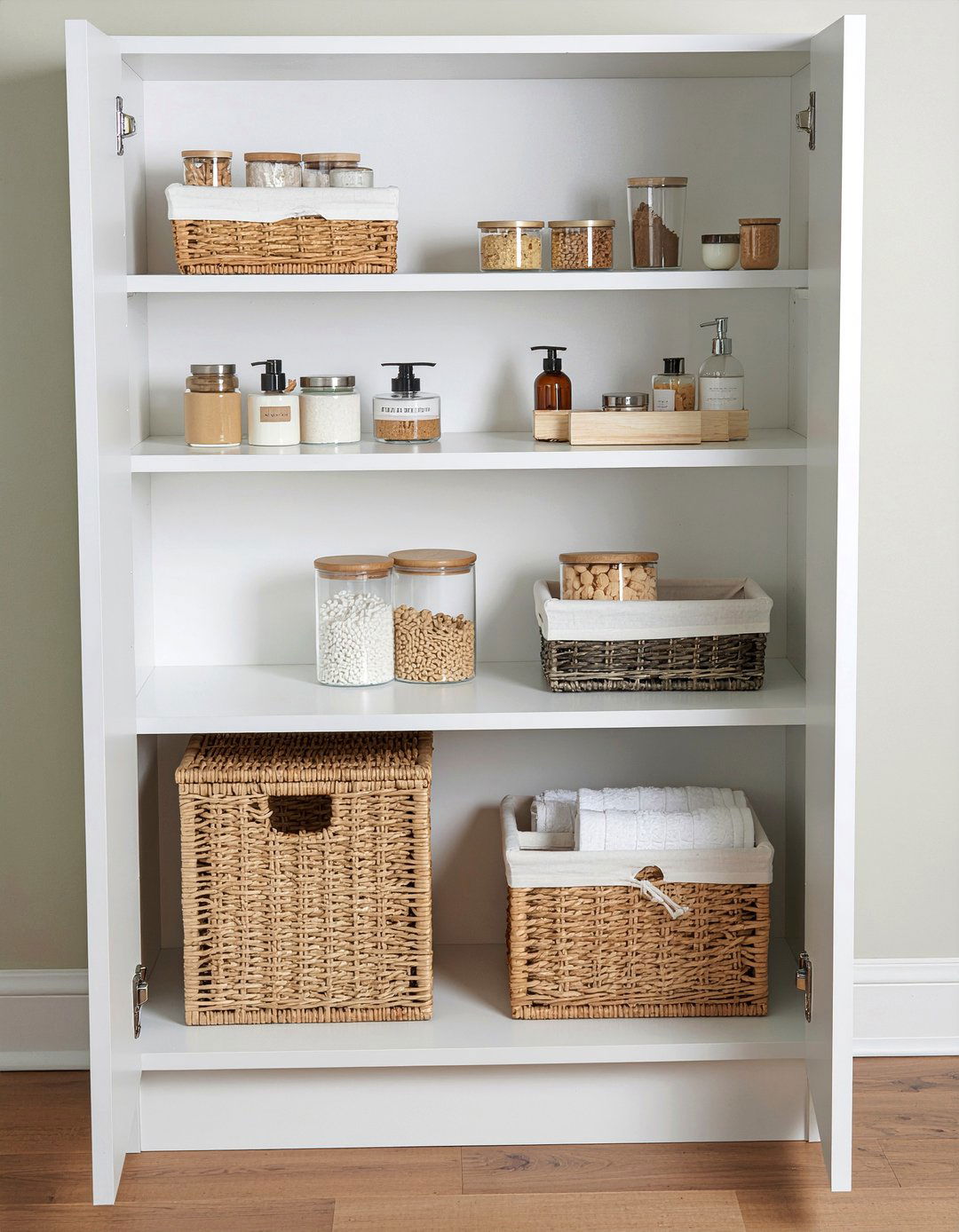 Corner Cabinet Carousel - 30 bathroom cabinet organizer ideas