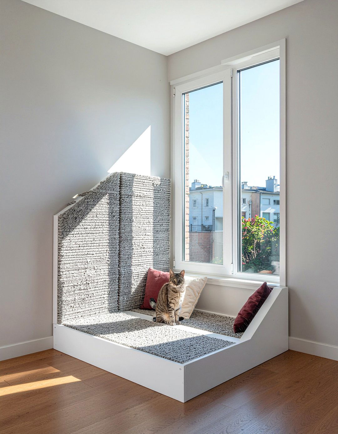 Corner Cat Tree - 30 cat tree living room ideas