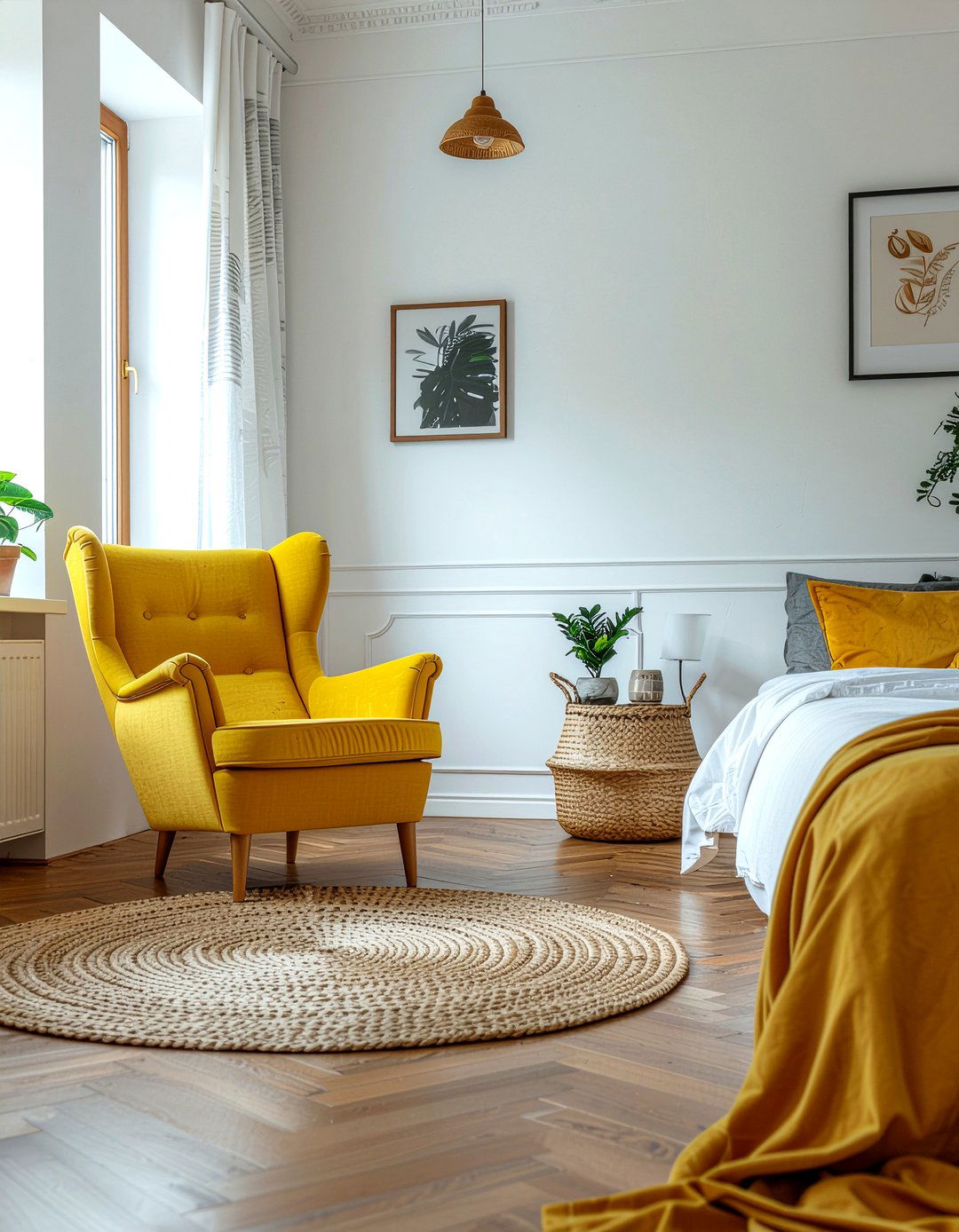 Corner Chair - 30 weekend bedroom ideas