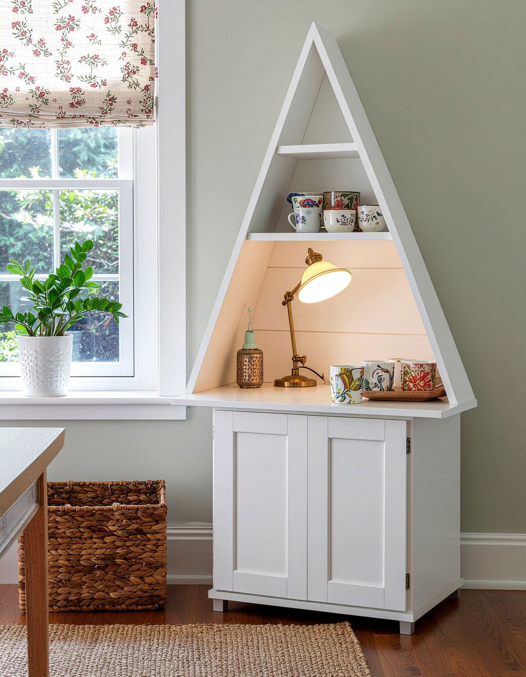 Corner Coffee Nook - 30 dining room coffee station ideas