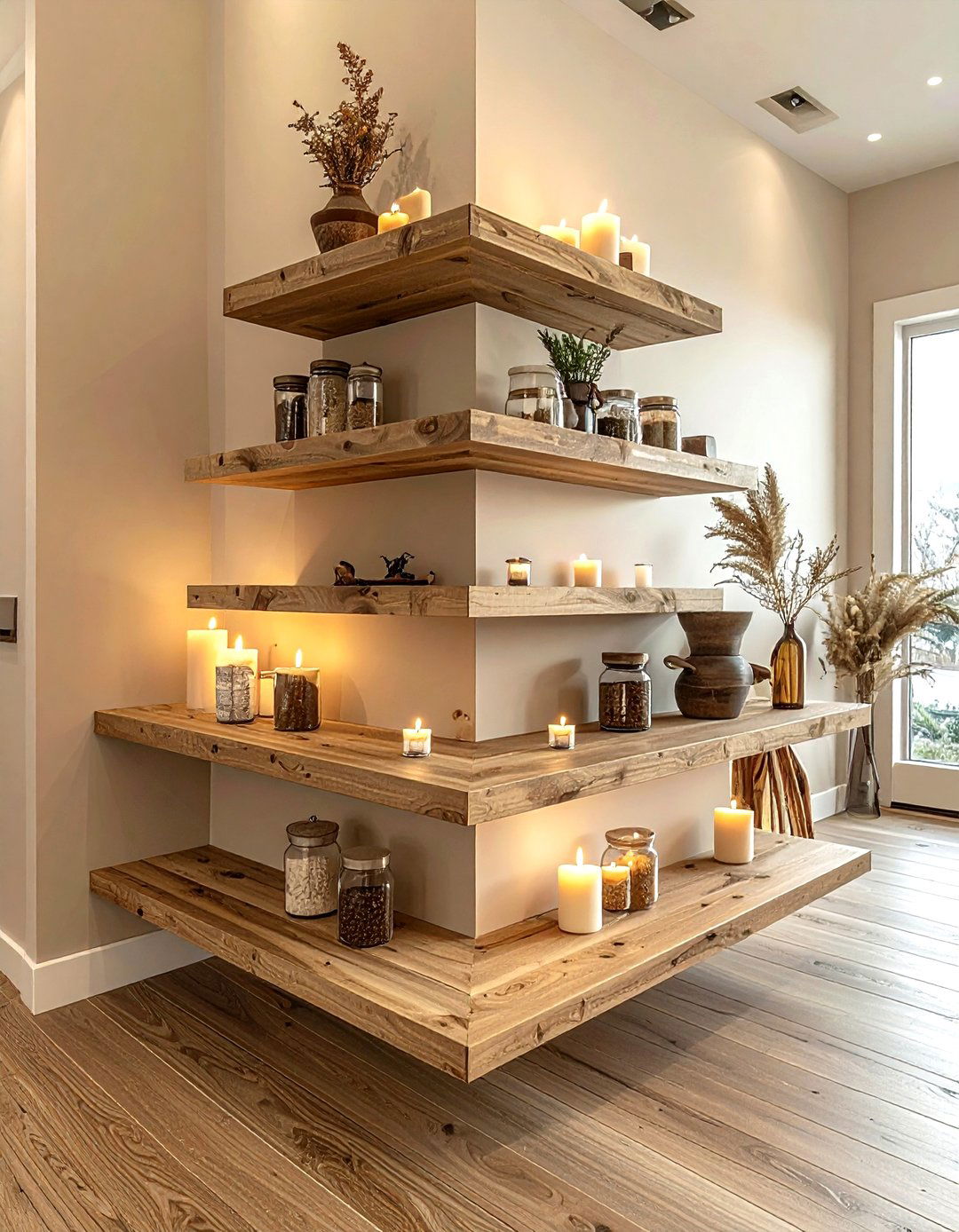 Corner Dining Shelving - 30 dining room shelving ideas