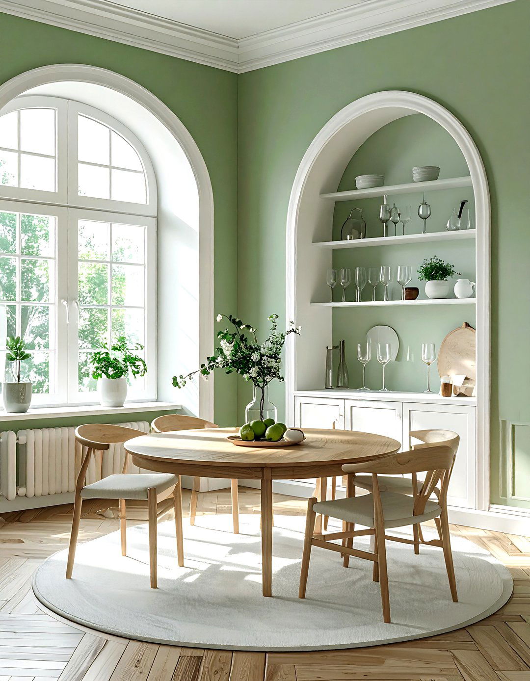 Corner Display Cabinet - 30 dining room storage solutions