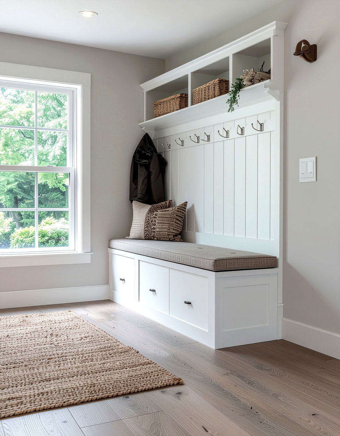 Corner Entryway Tree - 30 entryway storage ideas