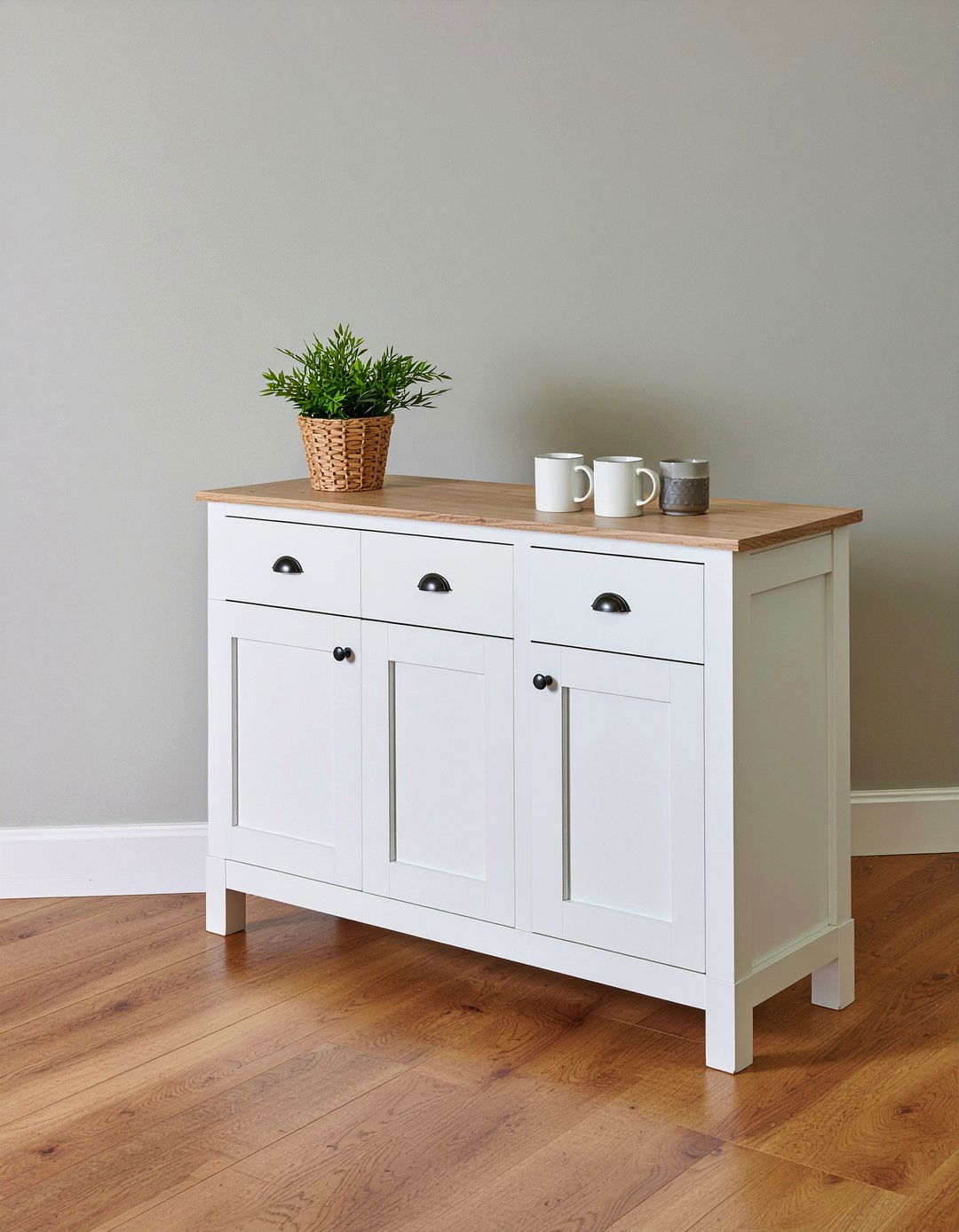 Corner Farmhouse Buffet - 30 farmhouse buffet dining room ideas