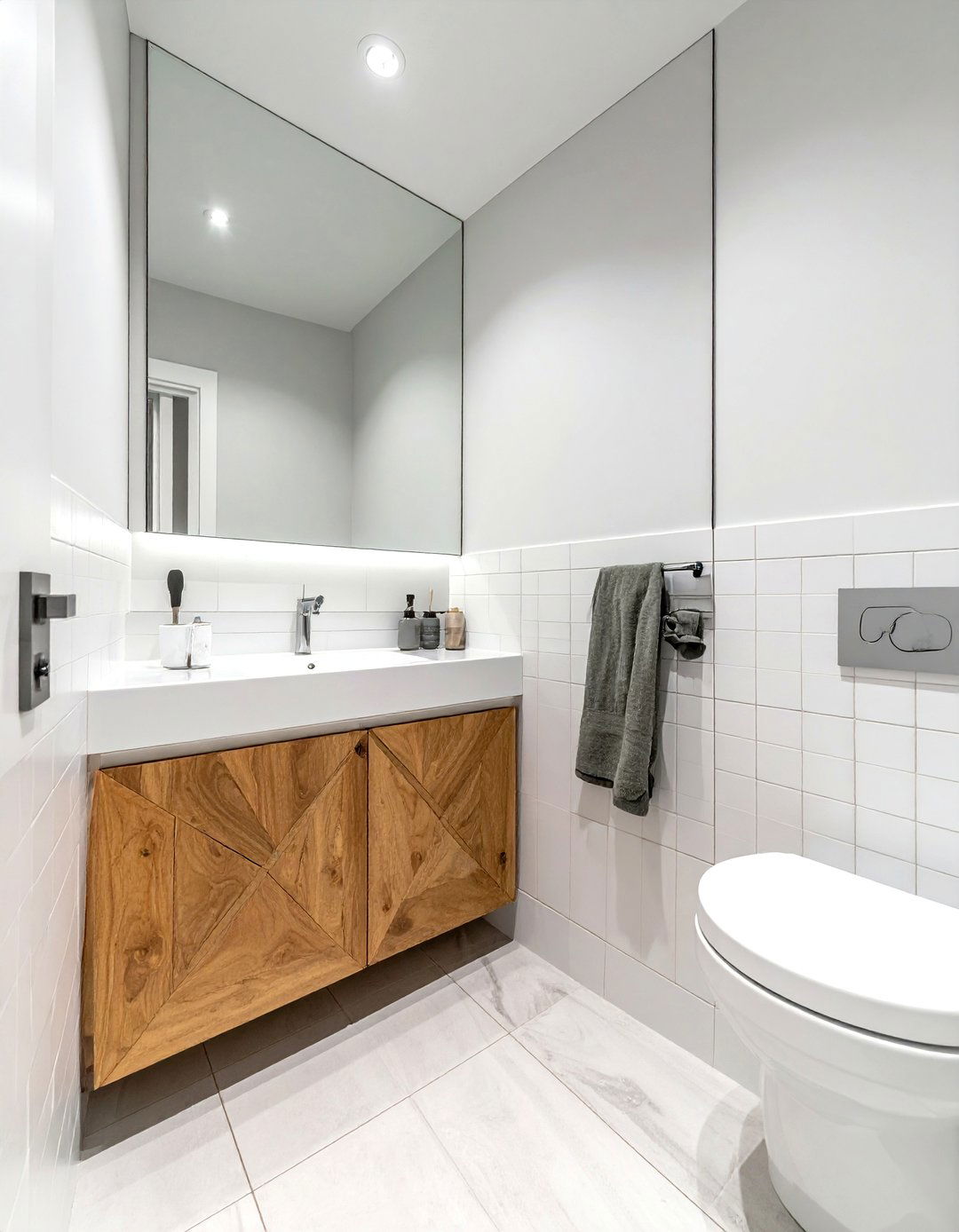 Corner Farmhouse Vanity - 30 farmhouse bathroom vanity ideas