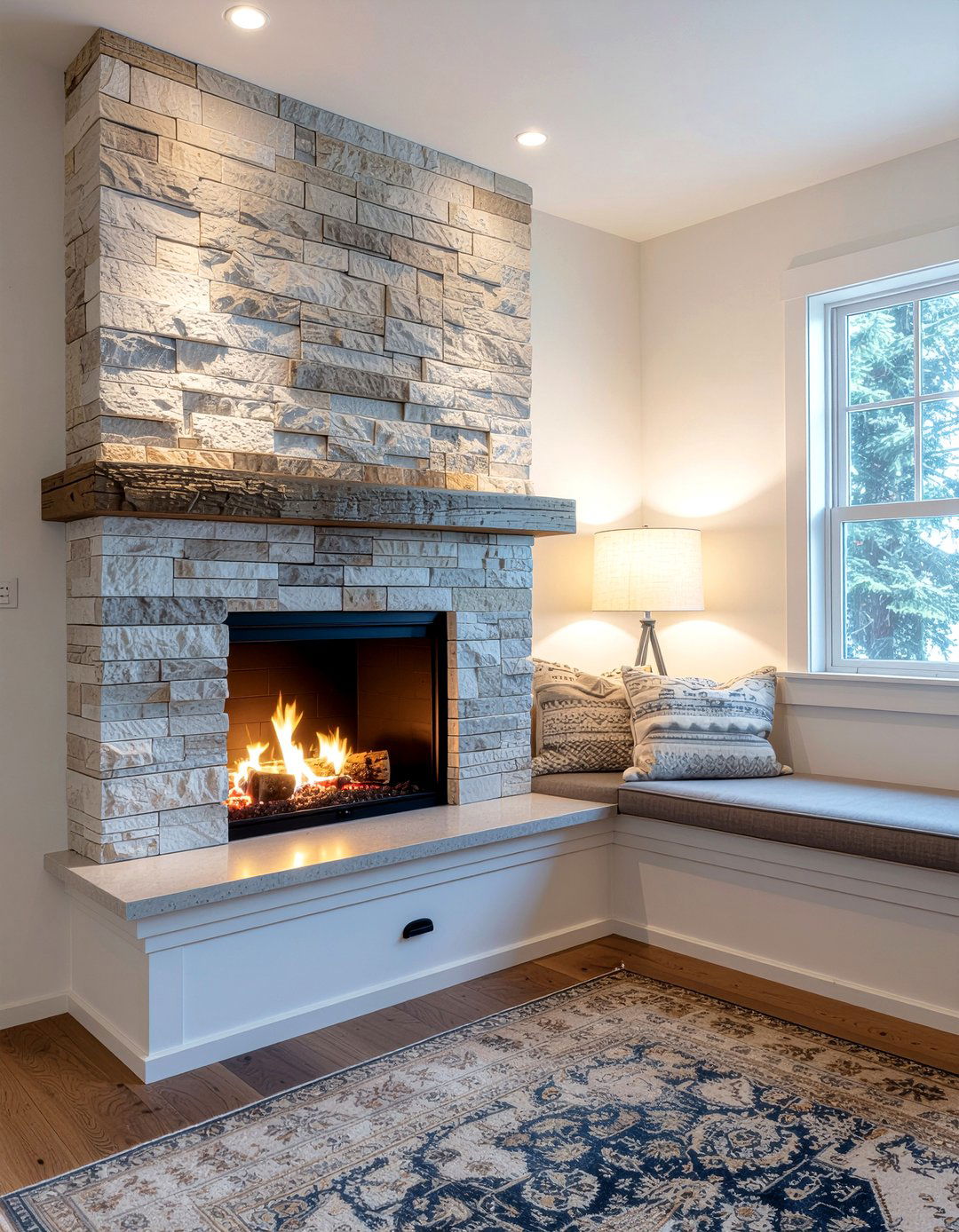 Corner Fireplace Insert - 30 fireplace insert ideas