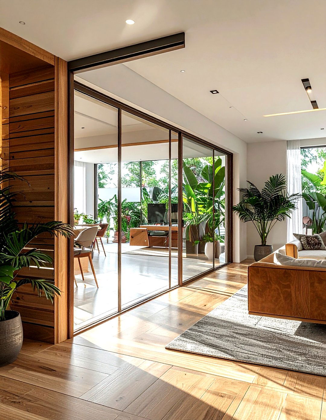 Corner Glass Door - 30 living room patio doors