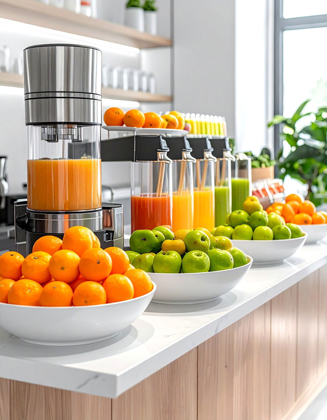 Corner Juice Bar - 30 dining room drink station ideas
