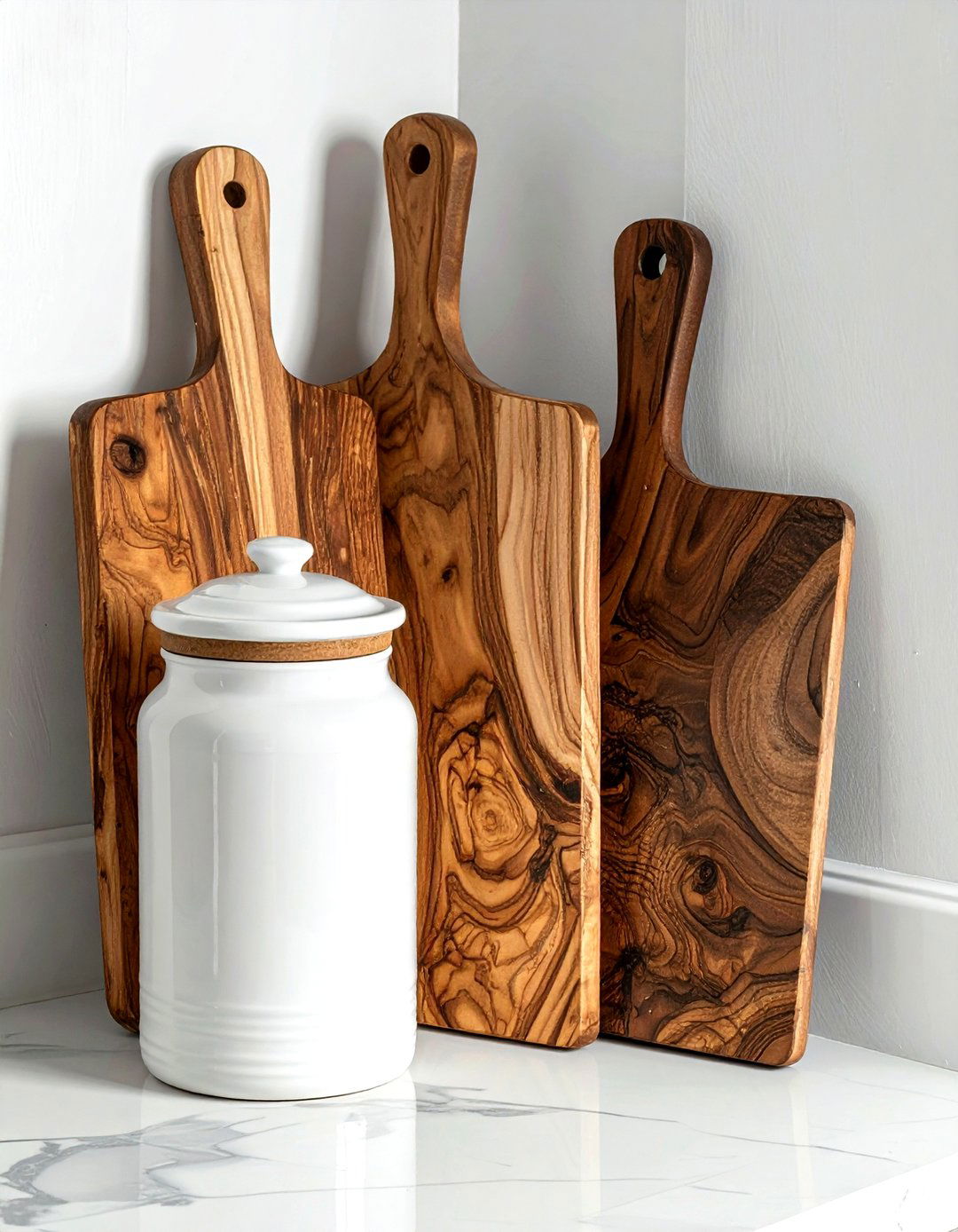 Corner Kitchen Cutting Board Setup - 30 kitchen cutting board display ideas