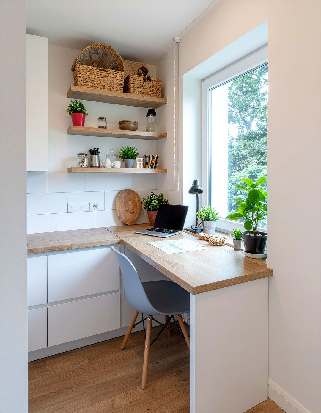 Corner Kitchen Desk - 30 kitchen message center ideas