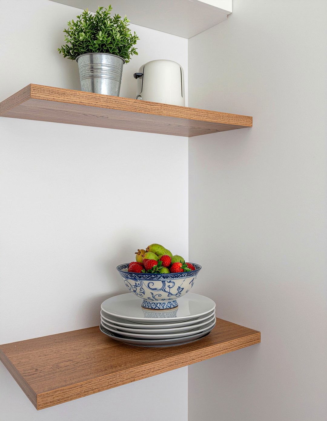 Corner Kitchen Shelf - 30 kitchen shelf decor ideas
