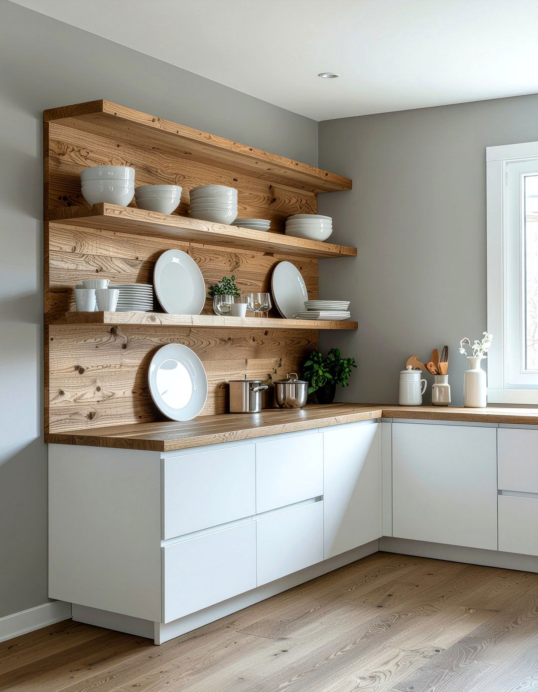 Corner Kitchen Shelves - 30 open shelving kitchen ideas