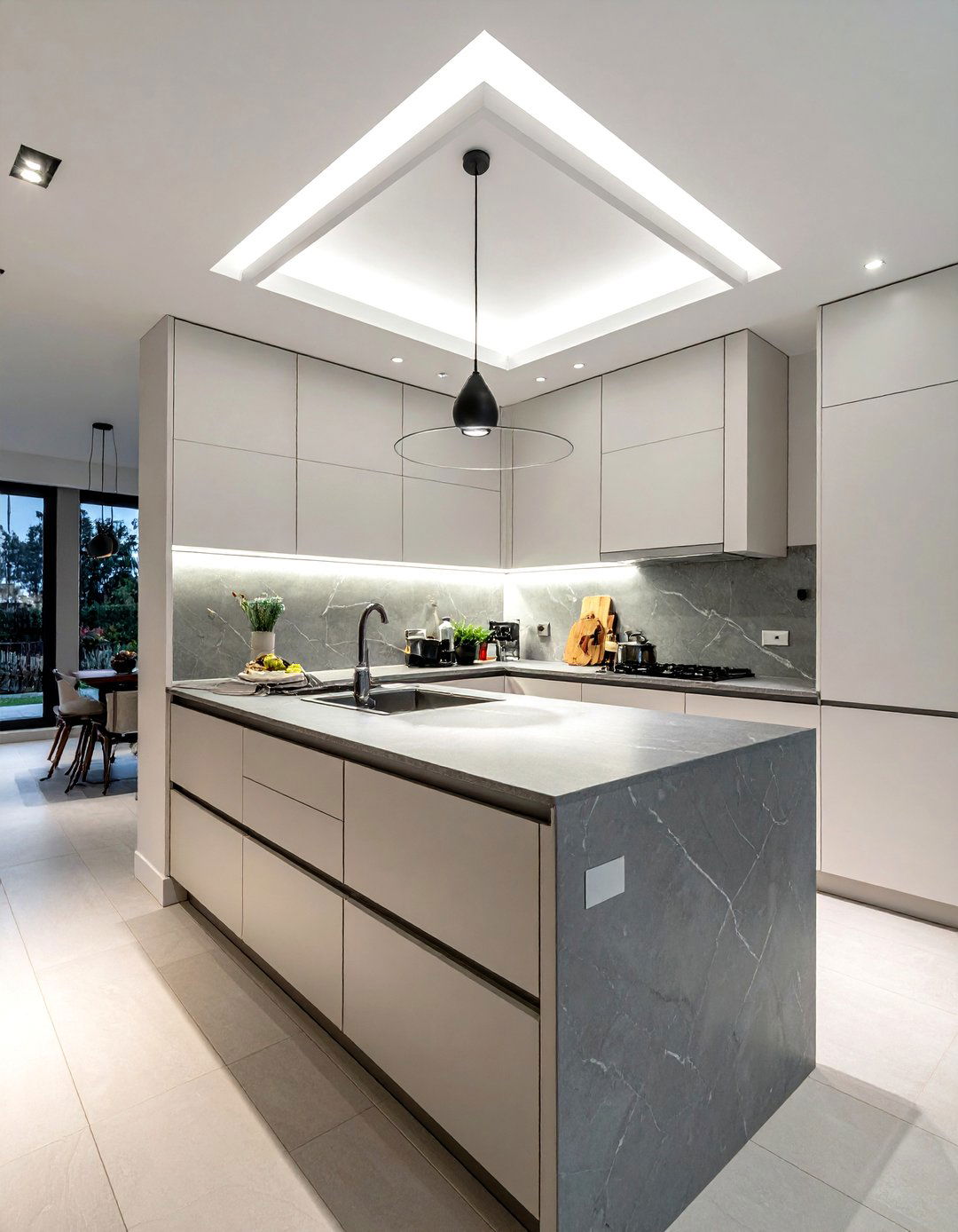 Corner Mount Light - 30 under cabinet lighting kitchen ideas