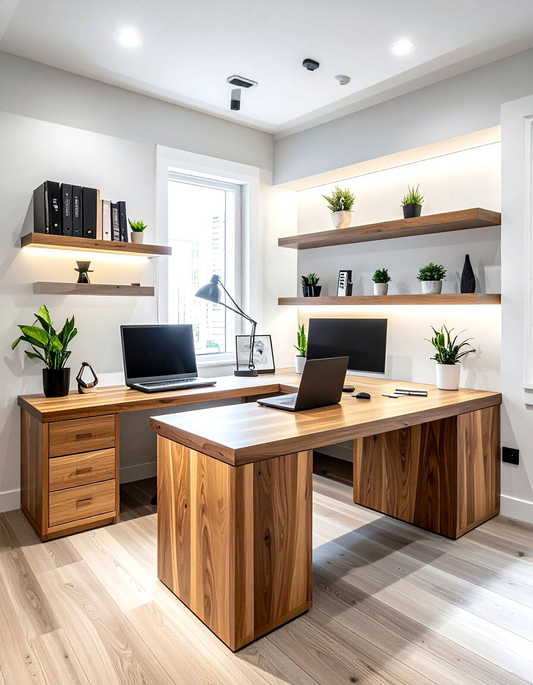 Corner Office Desk - 30 inspiring office ideas