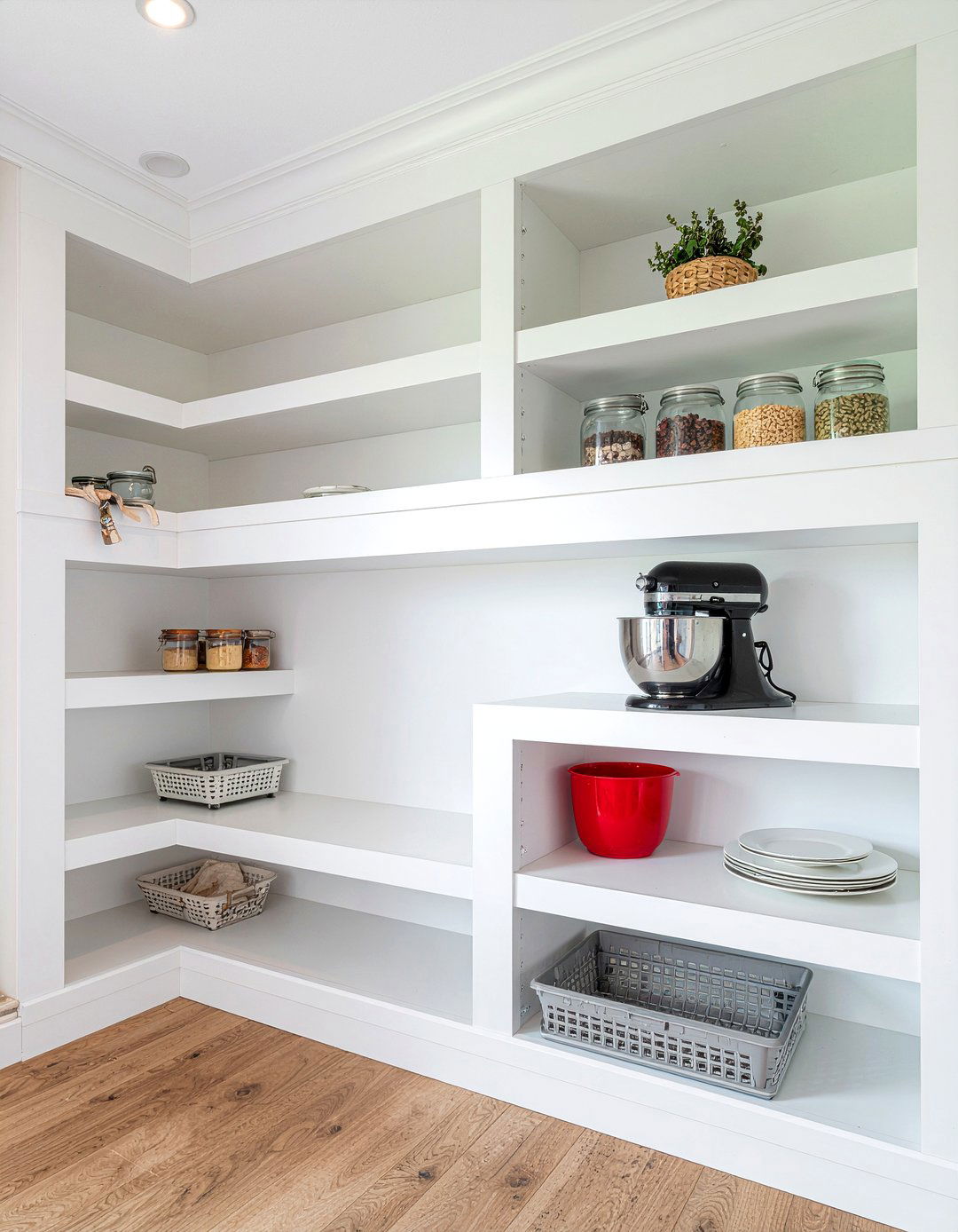 Corner Pantry Shelves - 30 pantry shelving kitchen ideas