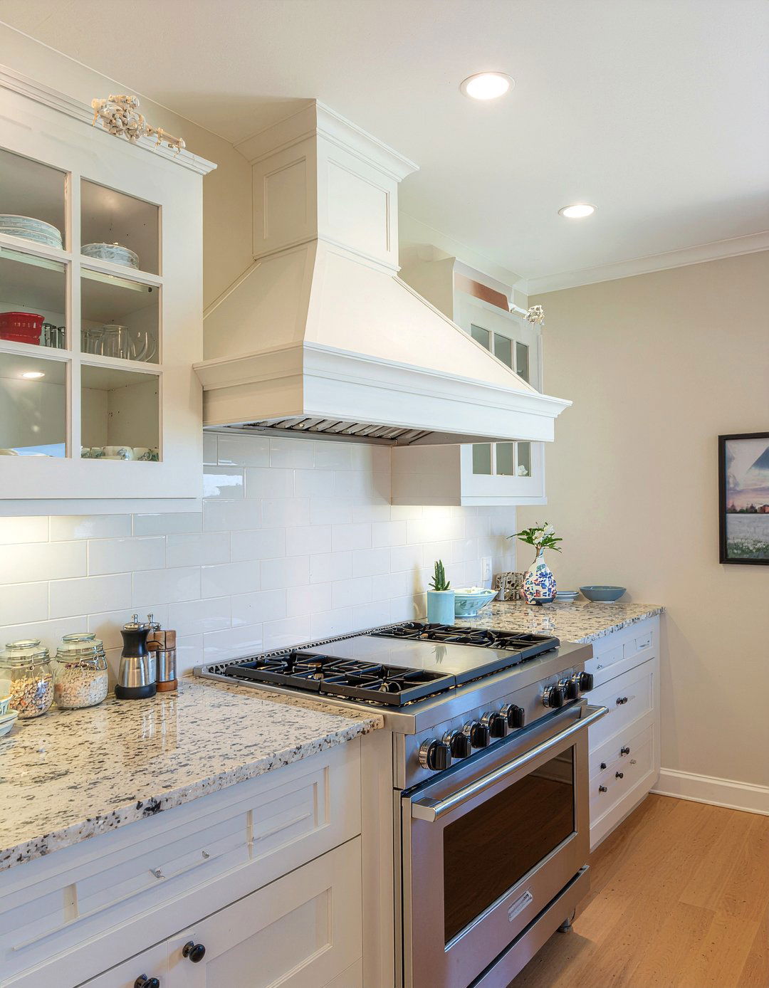 Corner Plaster Vent Hood - 30 plaster hood kitchen ideas