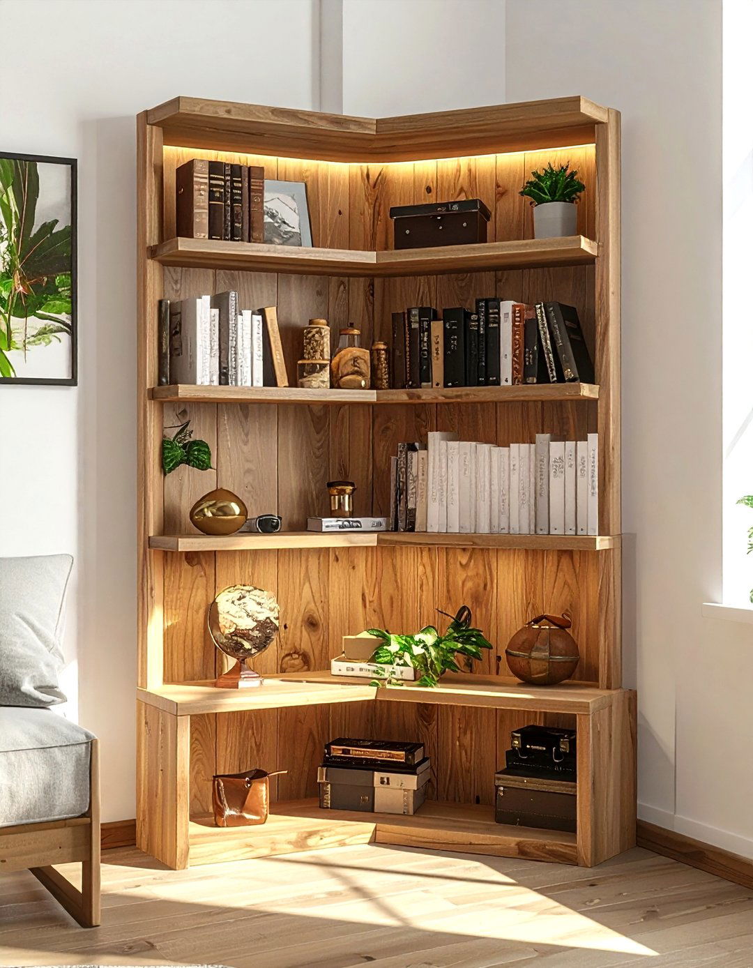 Corner Shelf Unit - 30 souvenir display ideas