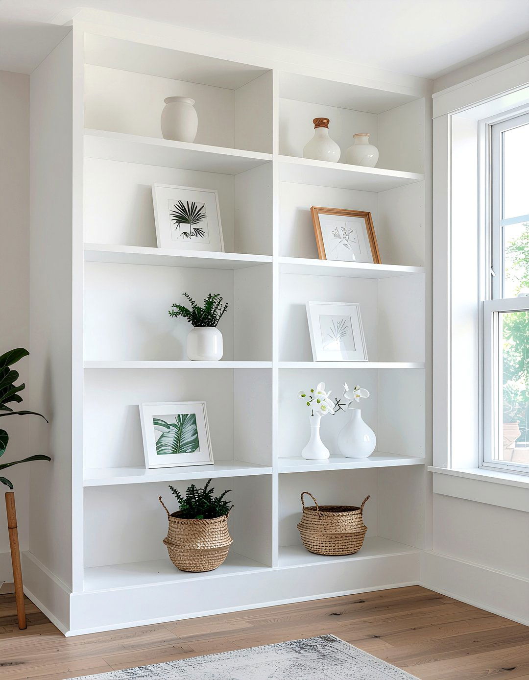 Corner Shelving Unit - 30 bedroom storage solutions