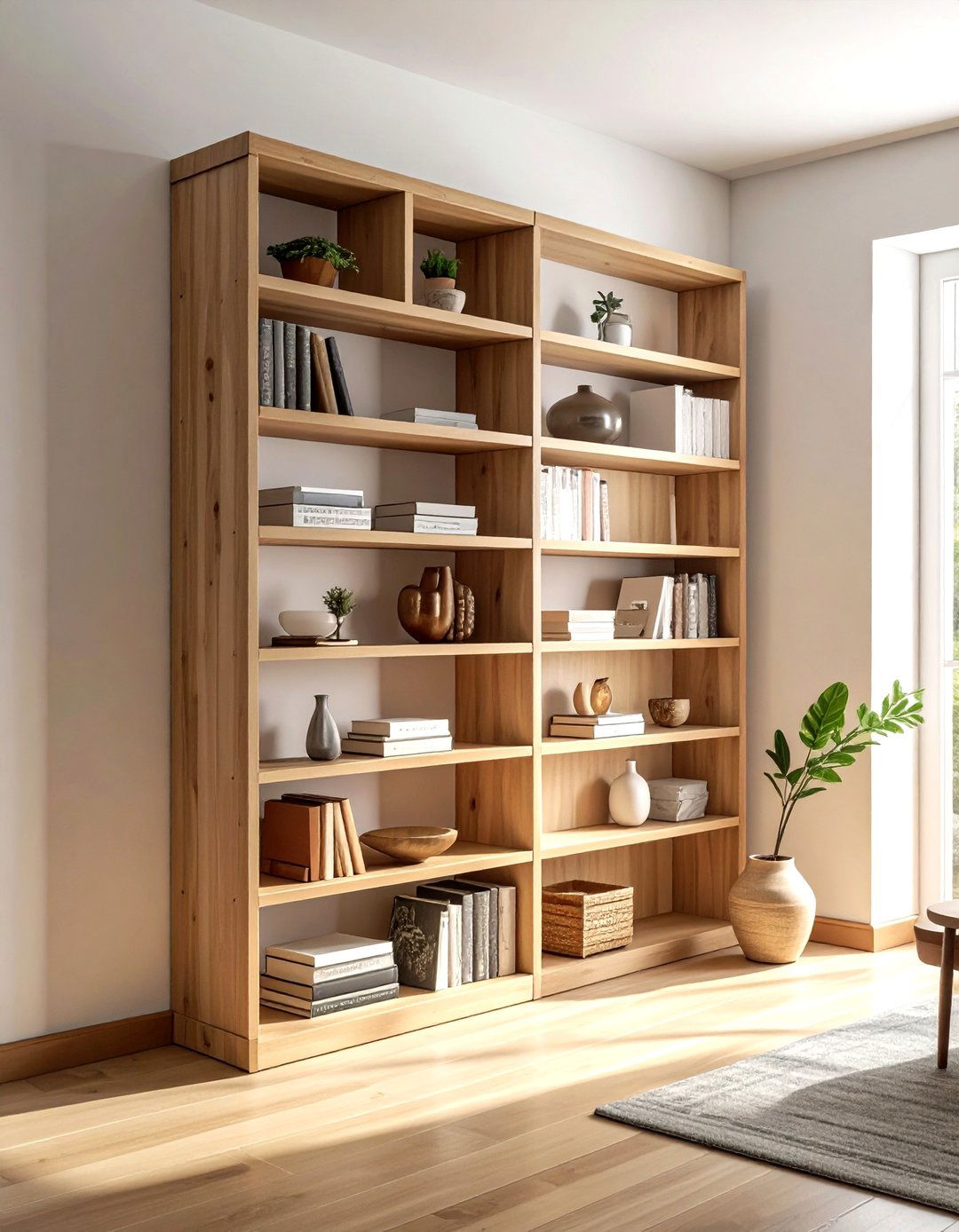 Corner Shelving Units - 30 bedroom clever storage ideas