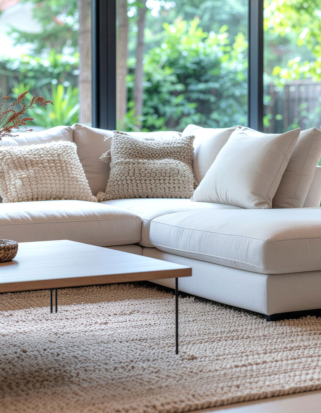 Corner Sofa - 30 living room elegant furniture ideas