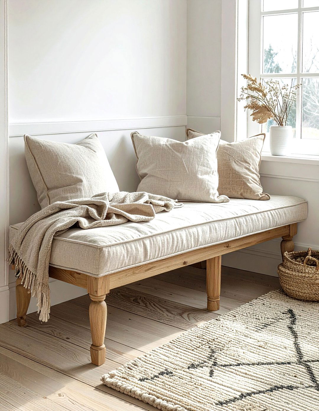 Corner Storage Bench - 30 bedroom corner storage ideas