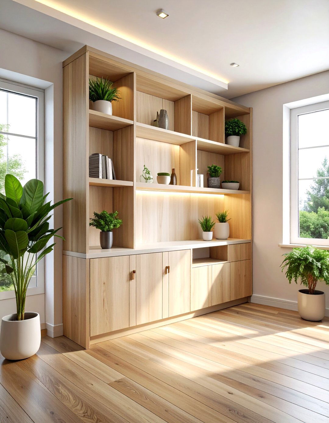 Corner Storage Unit - 30 bedroom cabinet storage ideas