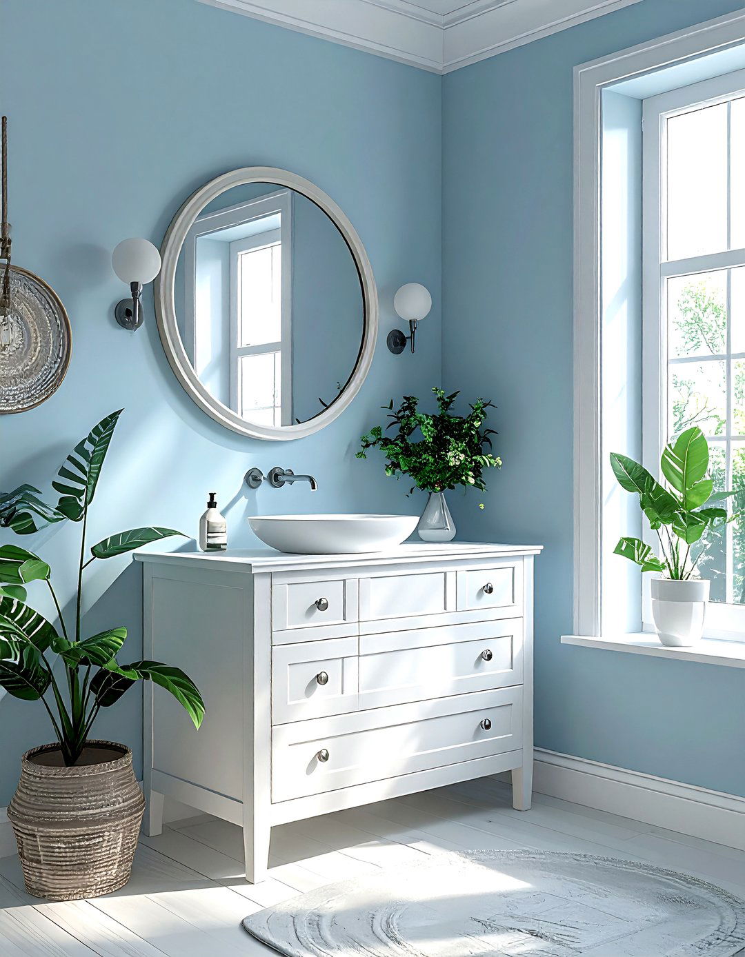 Corner Vanity - 30 bathroom furniture settings