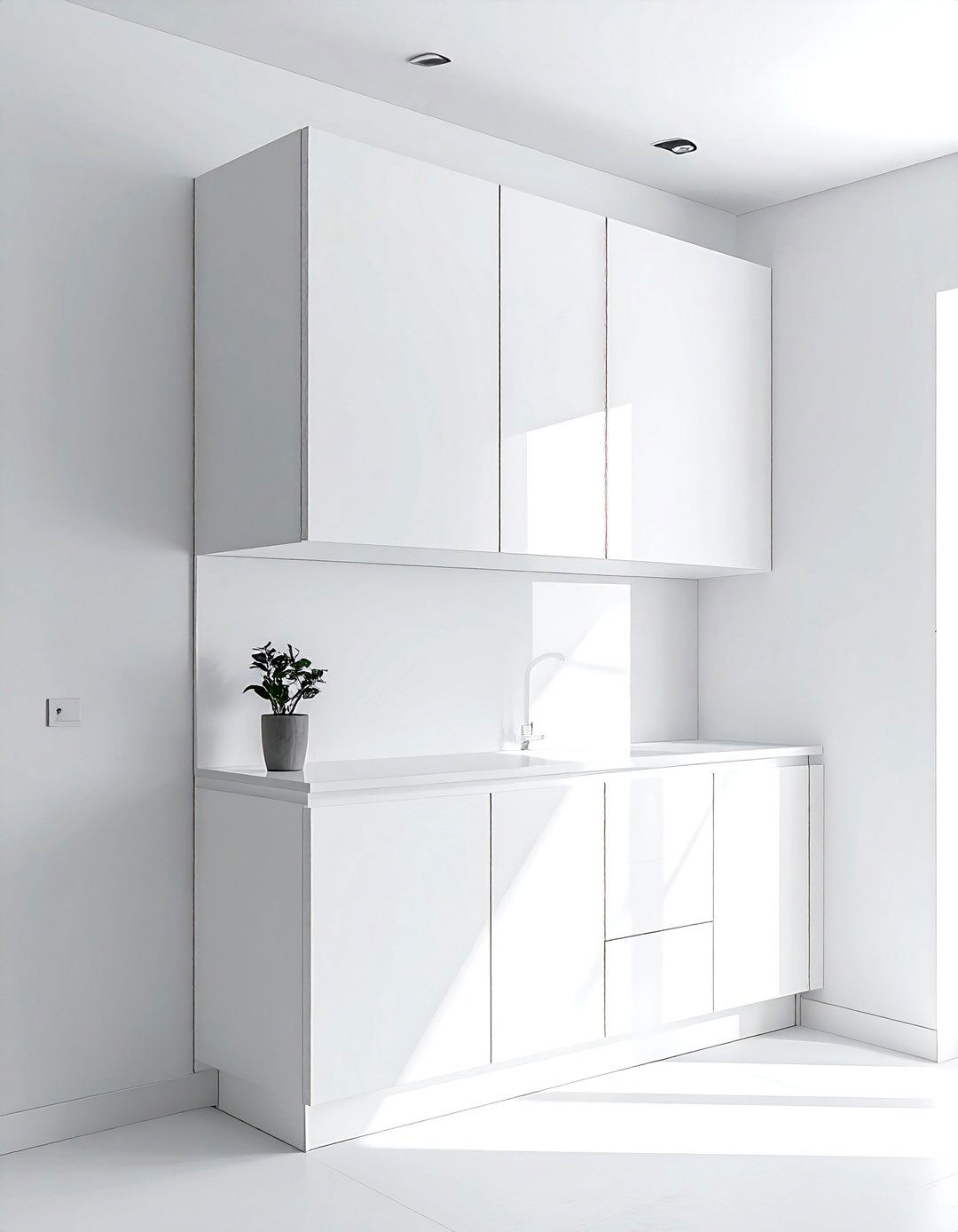 Corner Wall Cabinet - 30 living room corner storage ideas