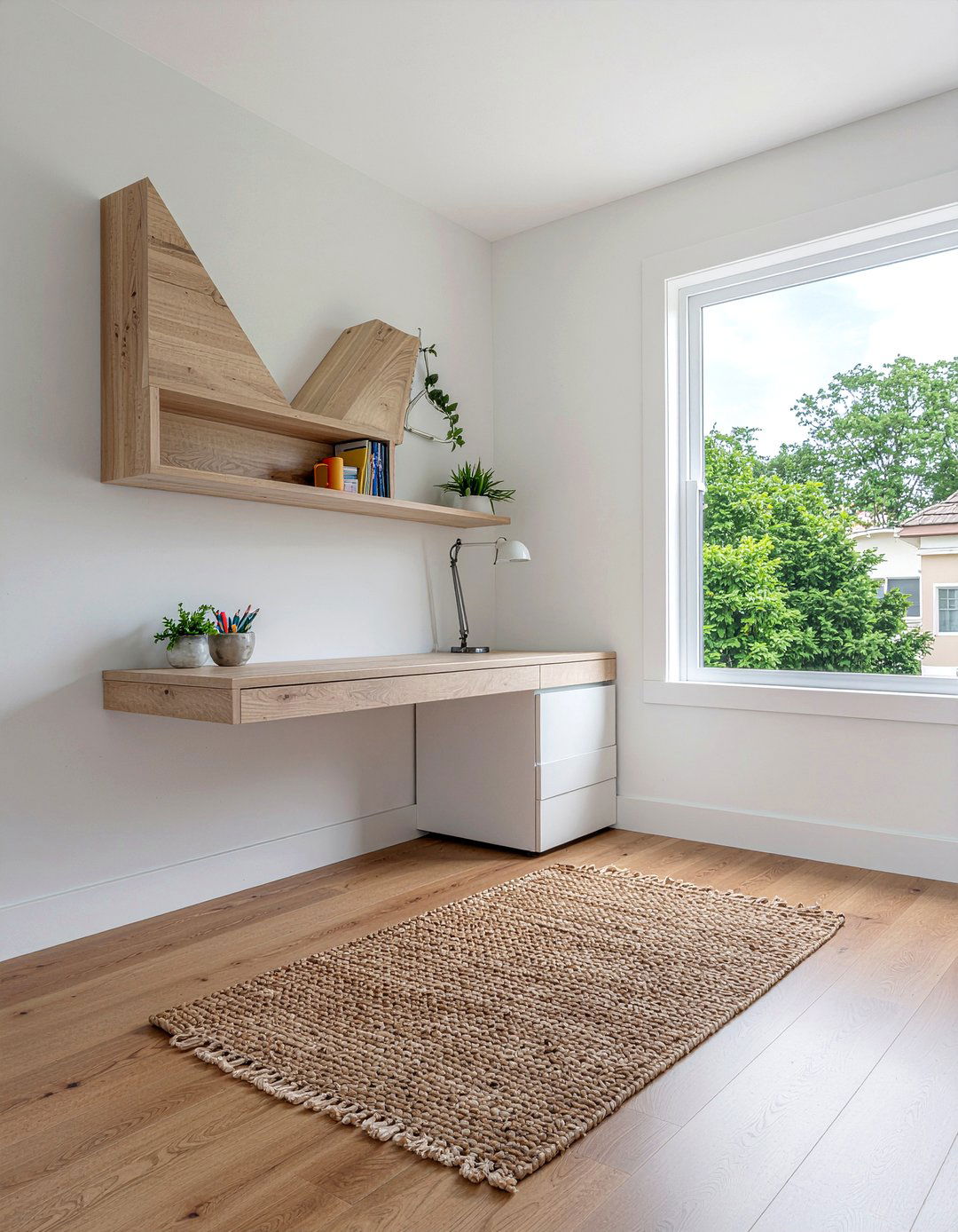 Corner Wall Desk - 30 bedroom transforming furniture ideas