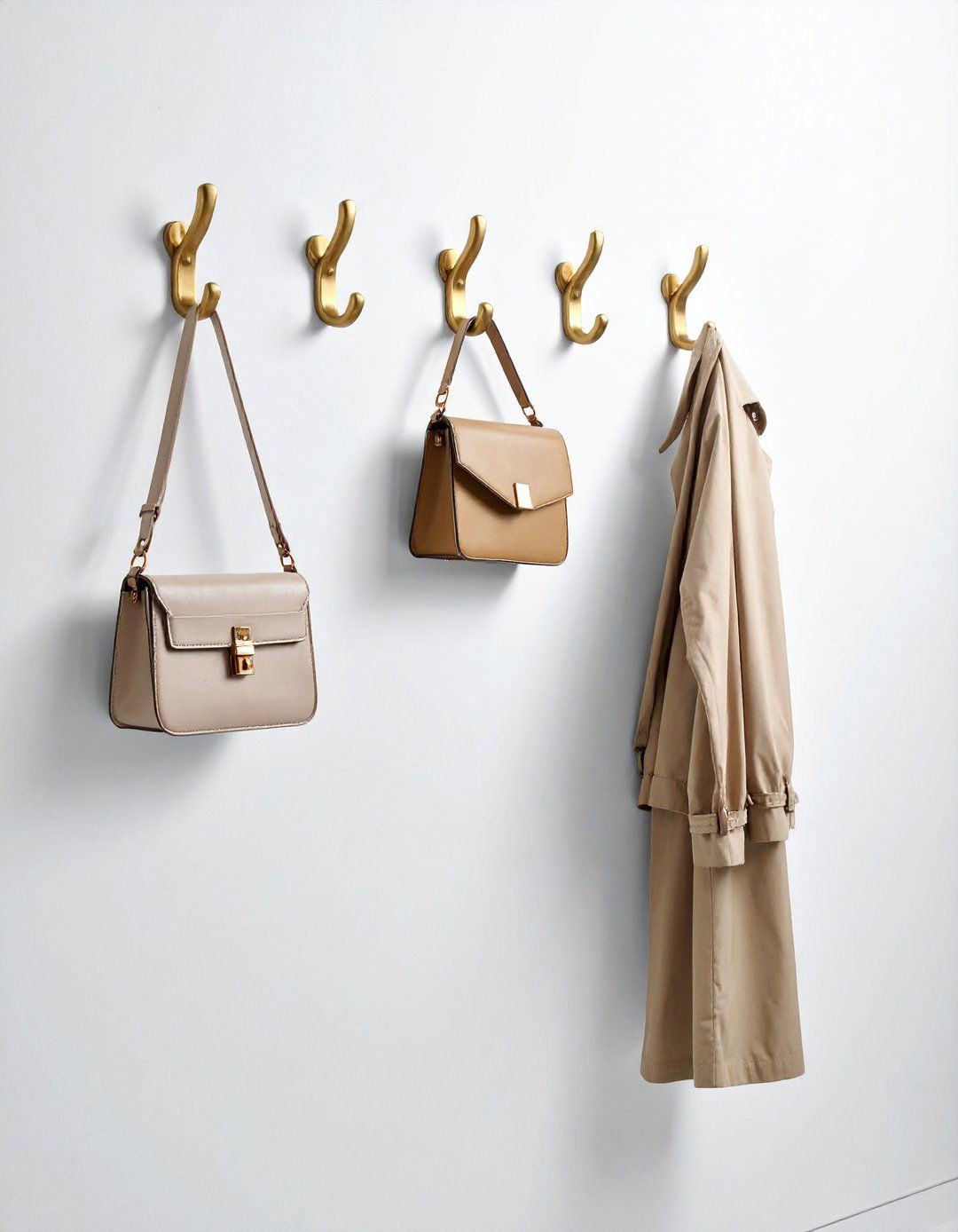 Corner Wall Hooks - 30 bedroom corner storage ideas