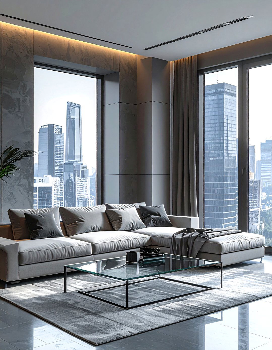 Corner Window - 30 living room window ideas