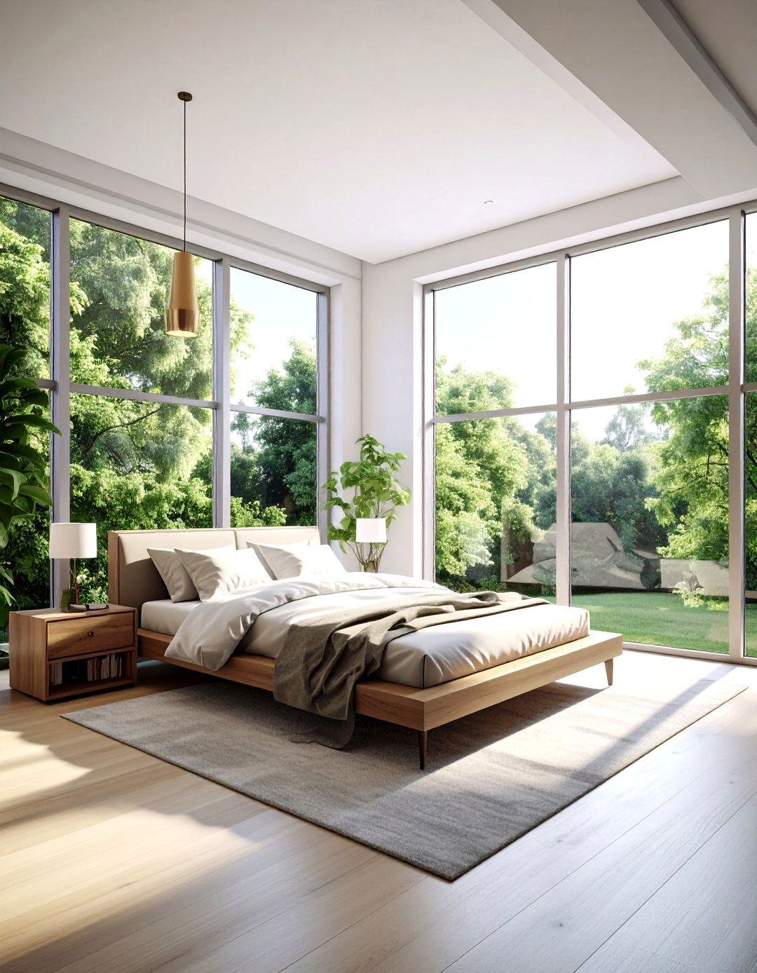 Corner Window Bedroom - 30 bedroom natural lighting ideas